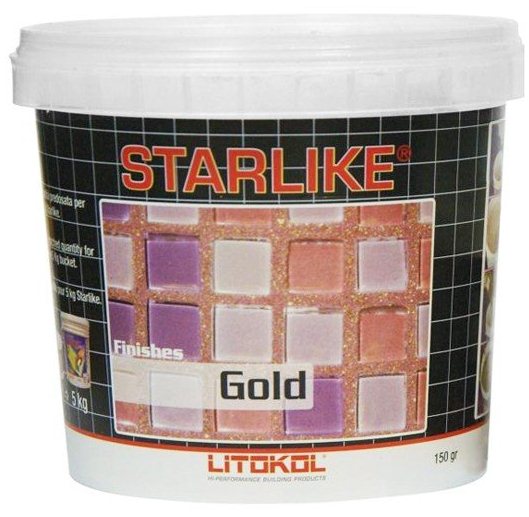 

Затирочная смесь (добавка) Litokol Starlike Gold (золотая) 150г