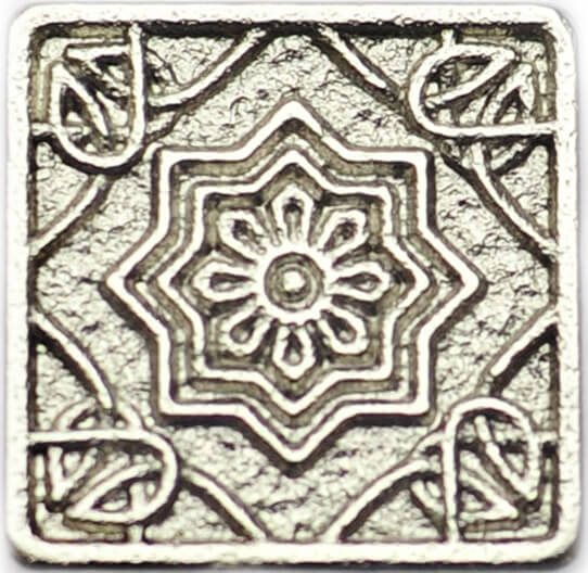 

Металлическая плитка Kavarti Maghrib Nickel 3x3