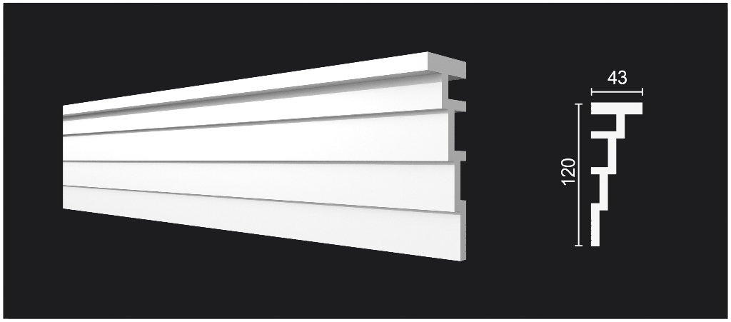 Карниз Decor-Dizayn DD514