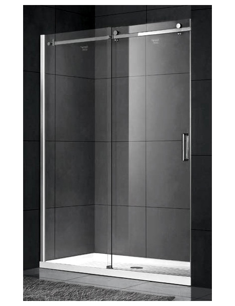 Душевая дверь в нишу Gemy Modern Gent 1500x2000 хром S25191B