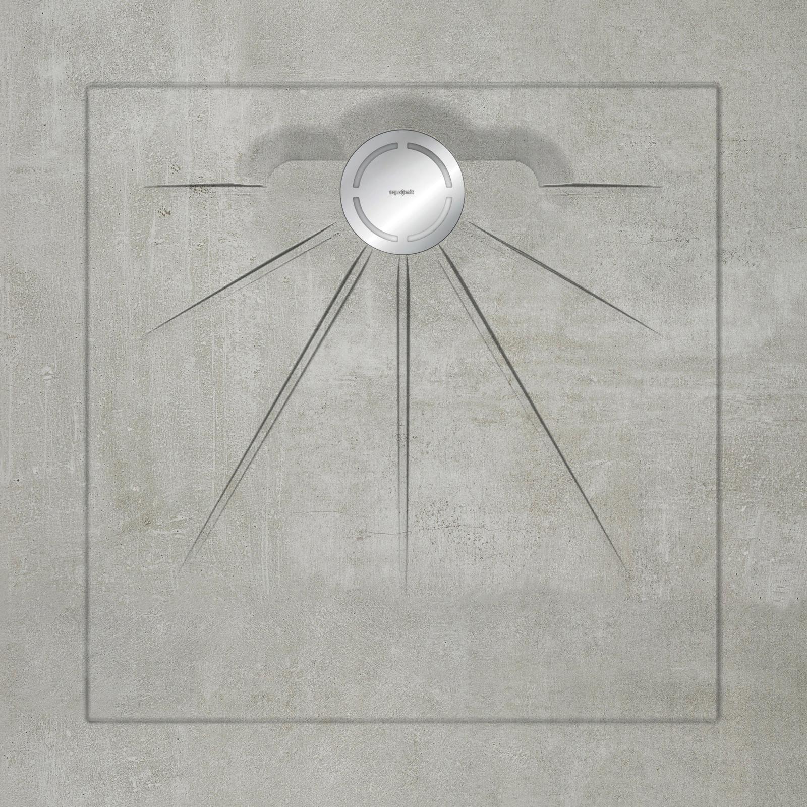 

Душевые поддоны Aquanit Beton Grey Multi Circle Massive 90x90
