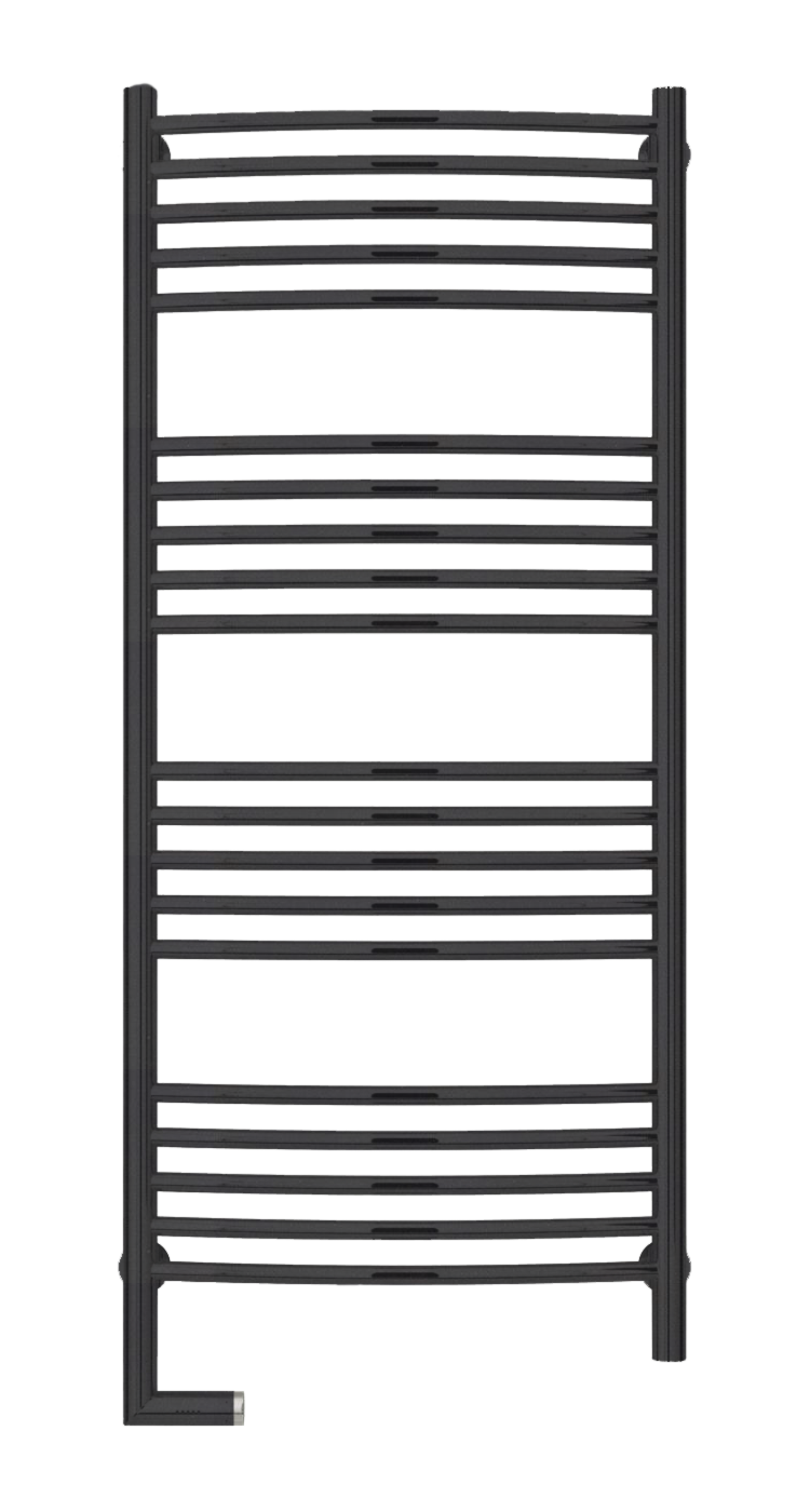 

Электрический полотенцесушитель Сунержа Богема 2.0 (прямая) 1200x500 ТЭН Лев. матовый черный арт. 31-5204-1250