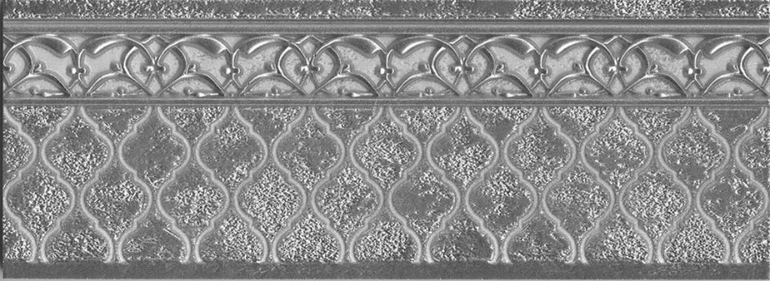 

Керамическая плитка Aparici Alhambra +31572 Silver Zocalo плинтус 11x29,75