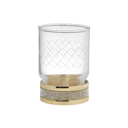 Стакан Boheme Royal Cristal золото 10931-G-B