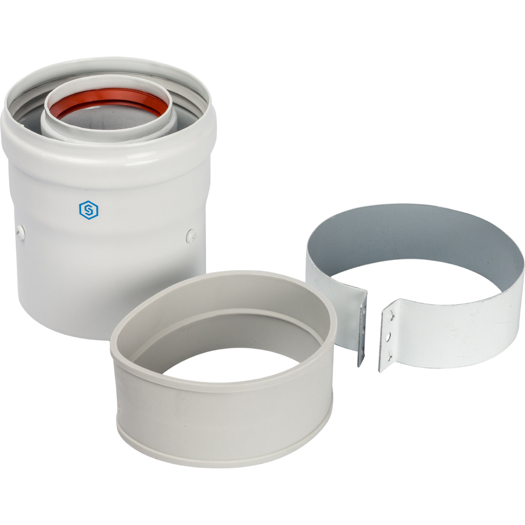 

STOUT Адаптер вертикальный Ø60/100 (совместимый с Baxi, Viessmann)