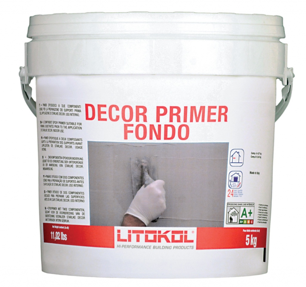 

Эпоксидный грунт Litokol Decor Primer Fondo белый 5кг