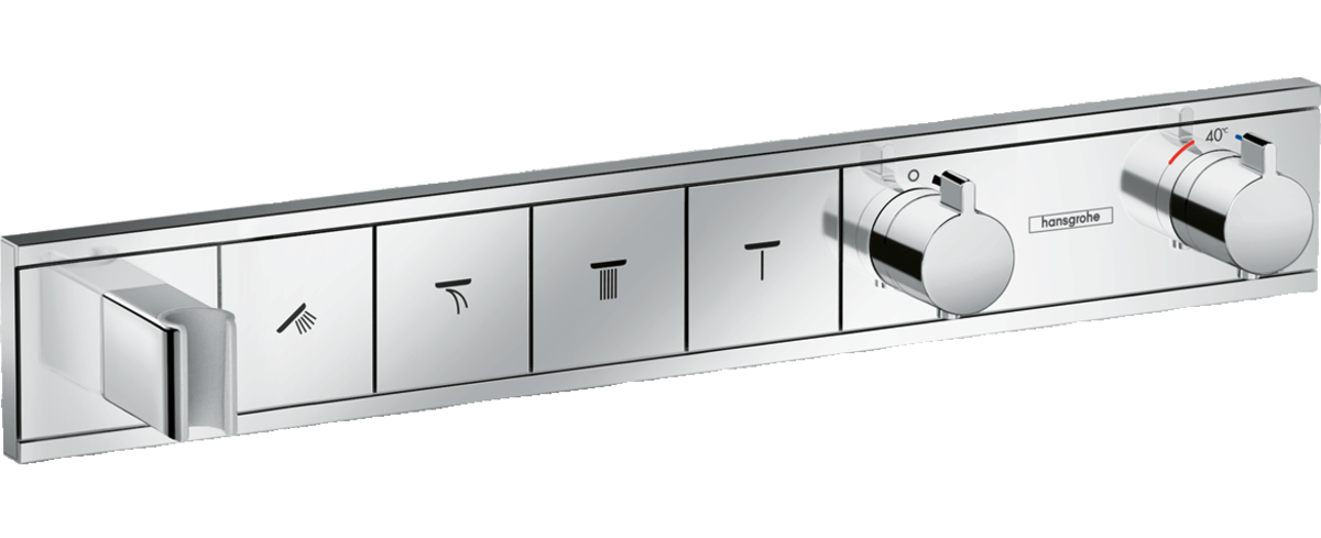 

Термостат скрытого монтажа Hansgrohe RainSelect с 4 кнопками 15357000
