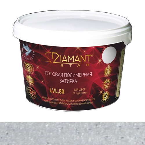

Затирка Диамант полимерная Diamant Star с метал. добавкой 881 млечный путь (2 кг)