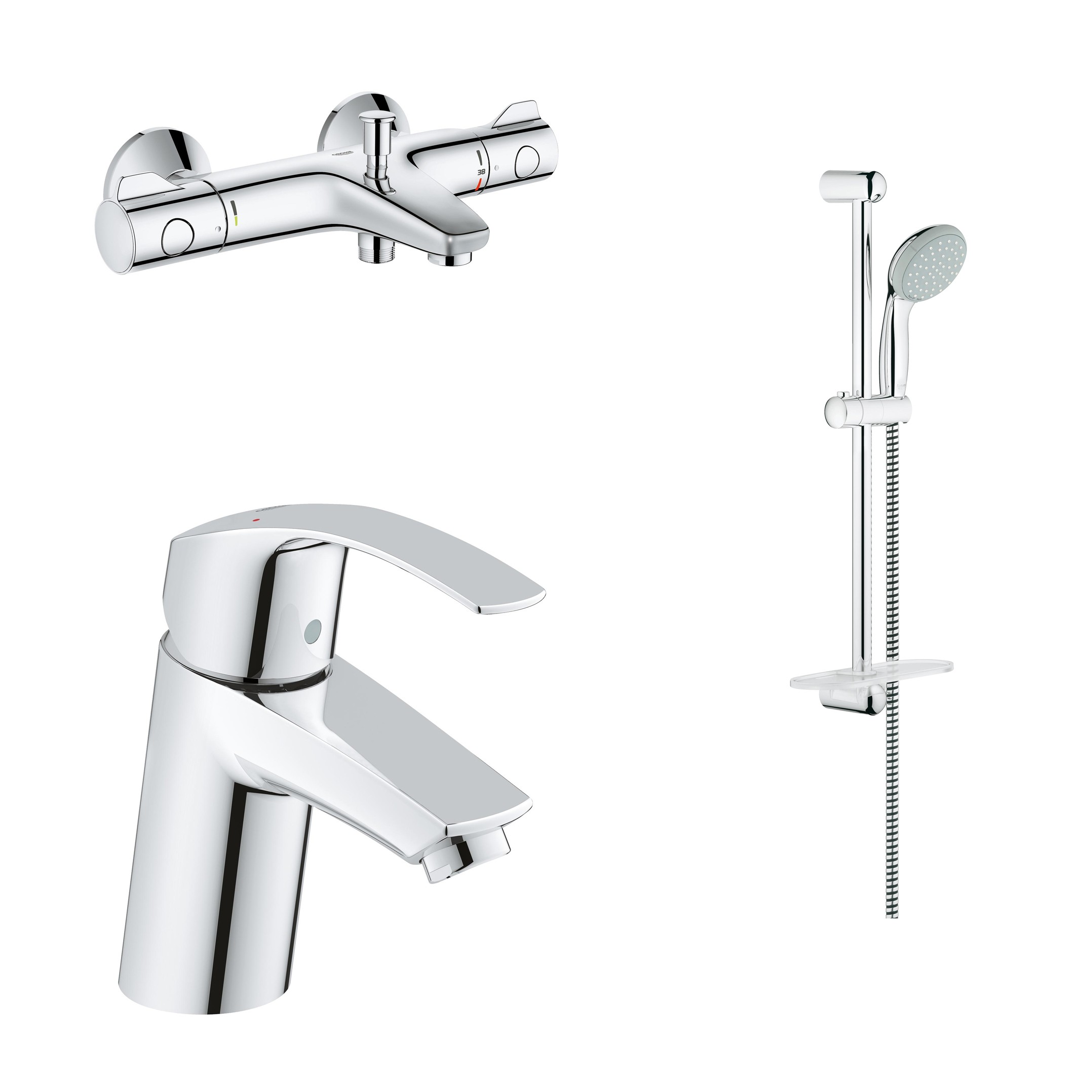 

Комплект для ванны Grohe EurosSmart+Grohtherm 124422