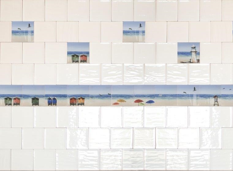 

Керамическая плитка Fabresa Blanco Beach Decor Mix декор 15x15