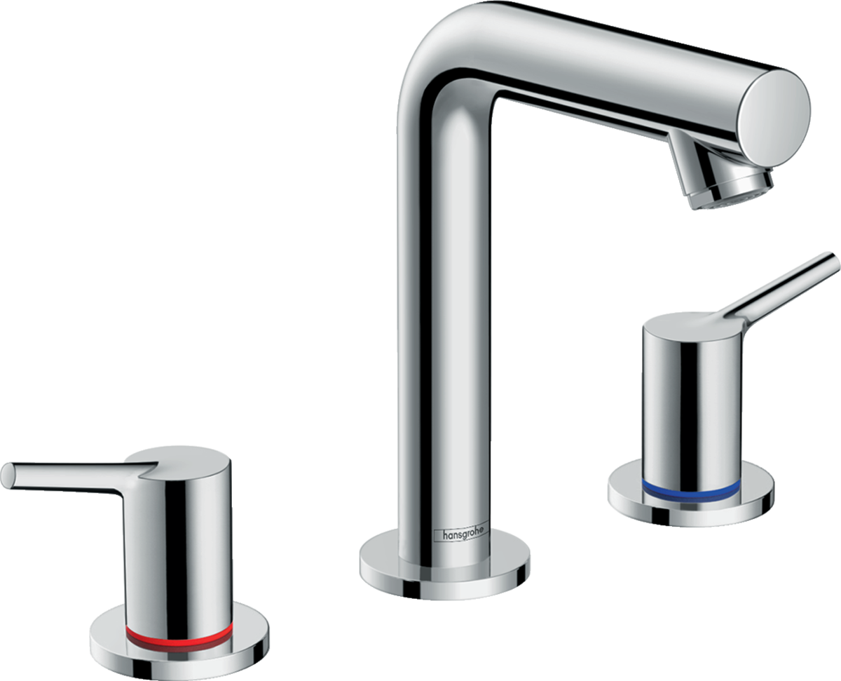 

Смеситель для раковины Hansgrohe Talis S 150 на 3 отверстия, со сливным гарнитуром 72130000