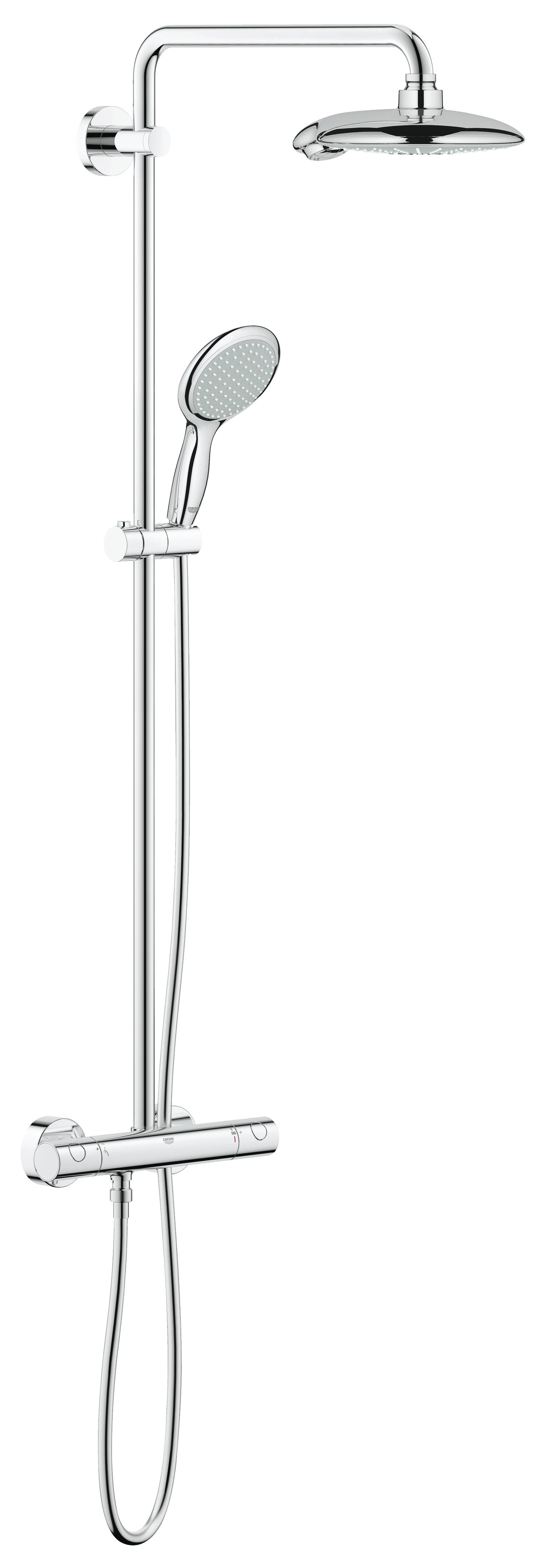 

Душевая система с термостатом Grohe Euphoria Power&Soul 190 с верхним и ручным душем 26186000