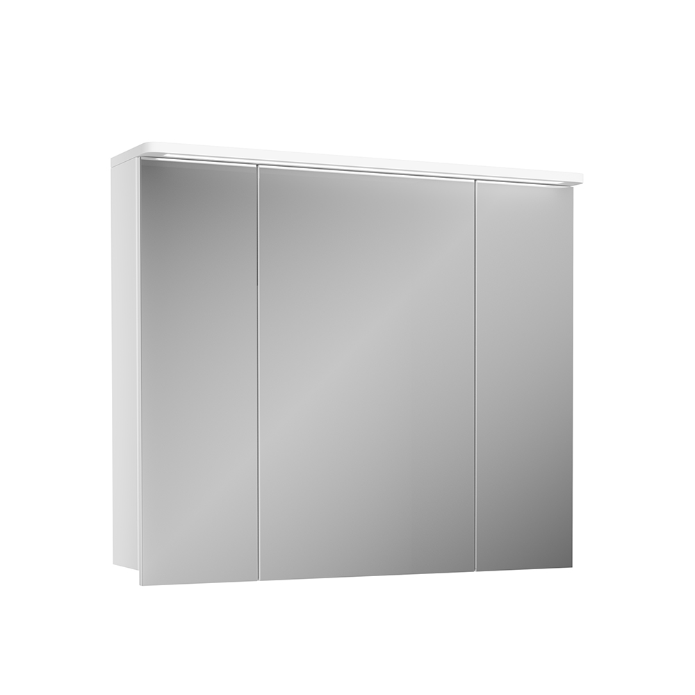 

Зеркальный шкаф Diborg Katarine 80 подвесная белый 77.4105