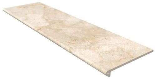 Ступень Exagres Petra Smooth Round. Beige фронтальная 33x120