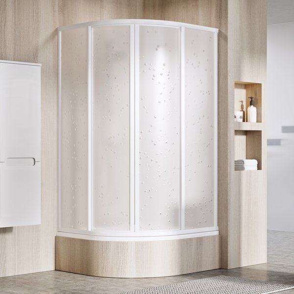 

Душевой уголок Ravak Supernova SKCP4 Sabina 1700x800x800 белый, витраж Pearl
