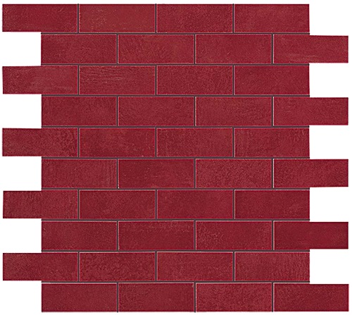 

Керамическая плитка Atlas Concorde Boost Red Minibrick (+29533) мозаика 30,5x30,5