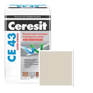 

Затирка Ceresit СЕ 43/25 Super Strong высокопрочная Багама 43 (25 кг)