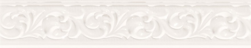 

Керамическая плитка Marca Corona Delux White Fregio Бордюр 6x30,5