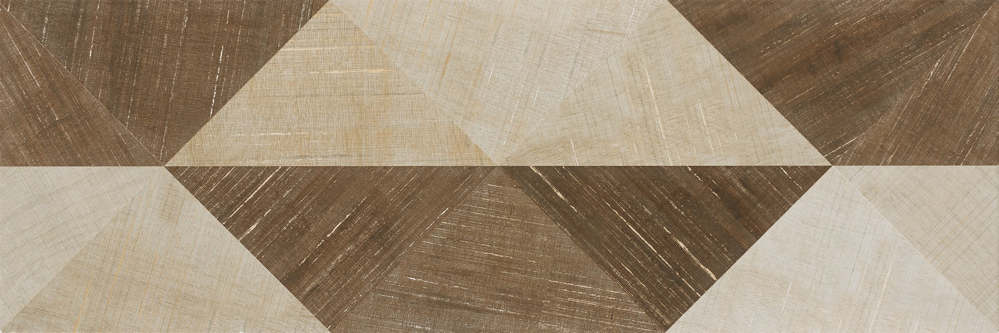 

Керамическая плитка Serra Filigran 519 Relief Decor Beige & Brown декор 30x90