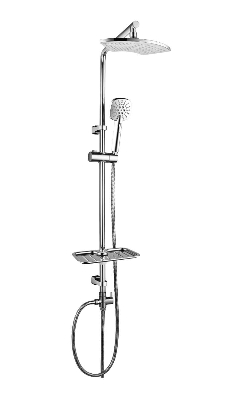 

Душевая колонна с ручным и верхним душем Lemark LM8805C