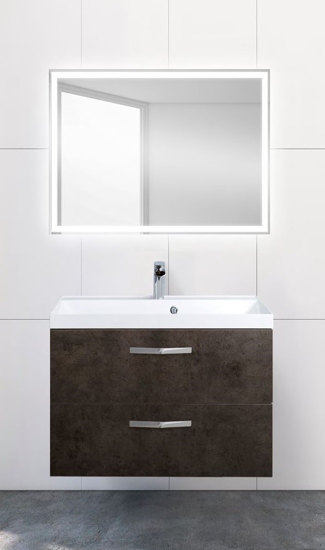 

База под раковину Belbagno AURORA подвесная 70 AURORA-700-2C-SO-CS Cemento Scuro