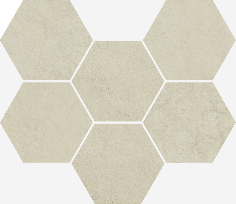 Керамогранит Италон Terraviva 620110000107 Moon Hexagon мозаика 25x29