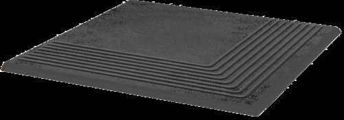 

Керамическая плитка Grupa Paradyz Semir Grafit Ступень угловая 30x30