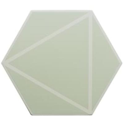 Керамогранит DNA Tiles Fancy Lines Mint 20x23