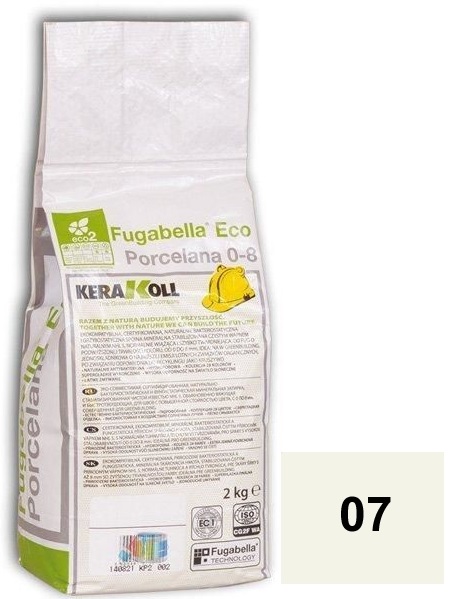 

Затирка Kerakoll Fugabella Eco Porcelana цементная 07 Jasmine 2кг