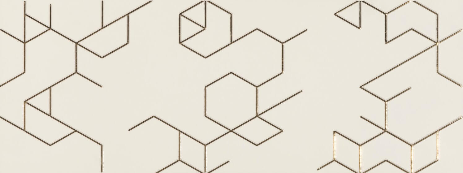 

Керамическая плитка Azulev Clarity Dec. Polygon Marfil декор 25x65