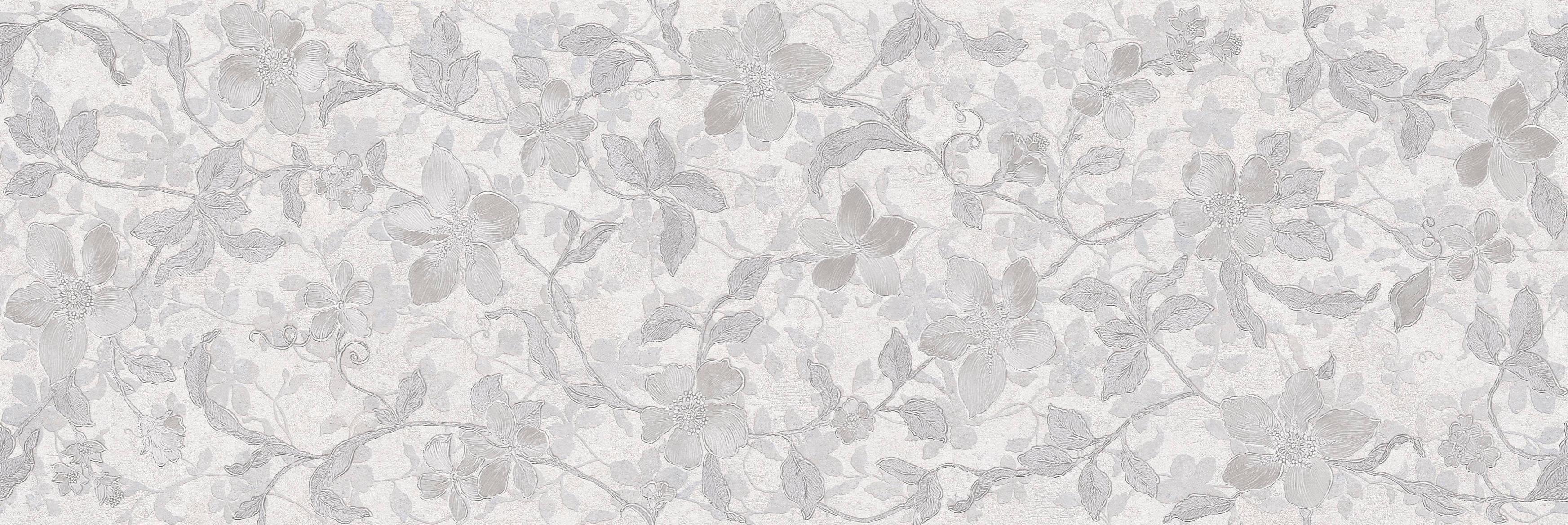 

Керамическая плитка Emigres Microcemento Floral Blanco Настенная 30x90