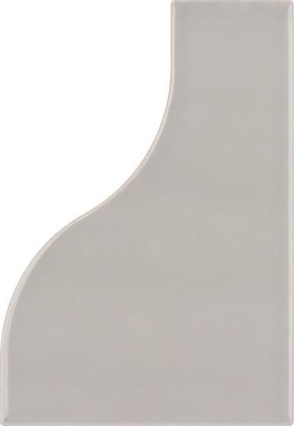 Керамическая плитка Equipe Curve 28857 Grey Matt настенная 8,3x12
