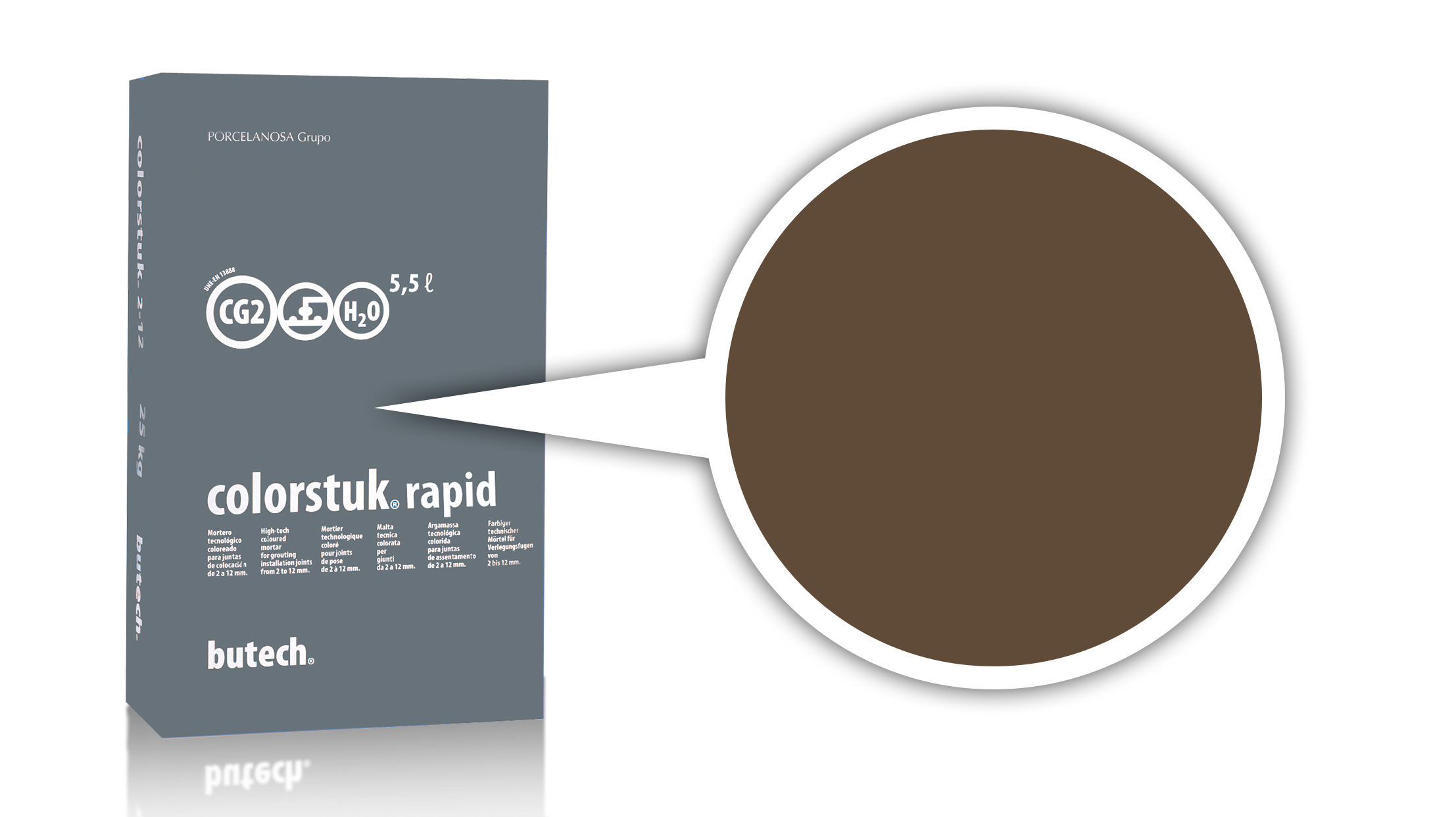

Затирка Butech Colorstuk Rapid N Tabaco (5 кг)