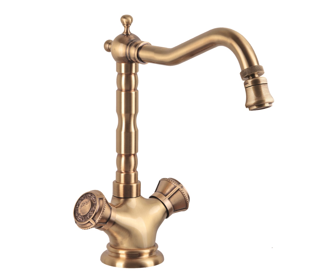 

Смеситель для кухни с поворотным аэратором Bronze de Luxe ROYAL 10105K/1