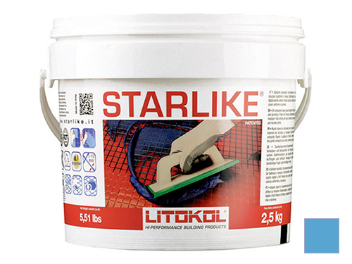 

Затирка Litokol эпоксидная Litochrom Starlike C.390 Светло-голубой 2,5кг