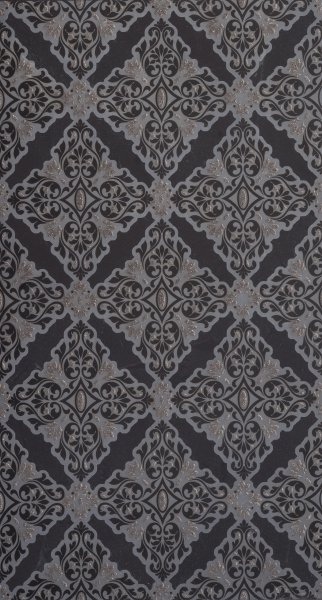 

Керамическая плитка Marca Corona Newluxe Black Damasco Декор 30,5х56