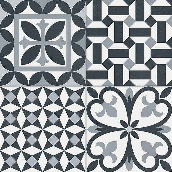 

Керамогранит Gayafores Heritage Black декор 33,15x33,15