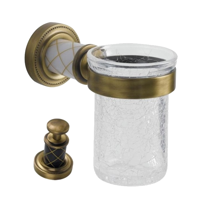 Стакан Boheme MURANO BRONZE черное 10904-B-BR