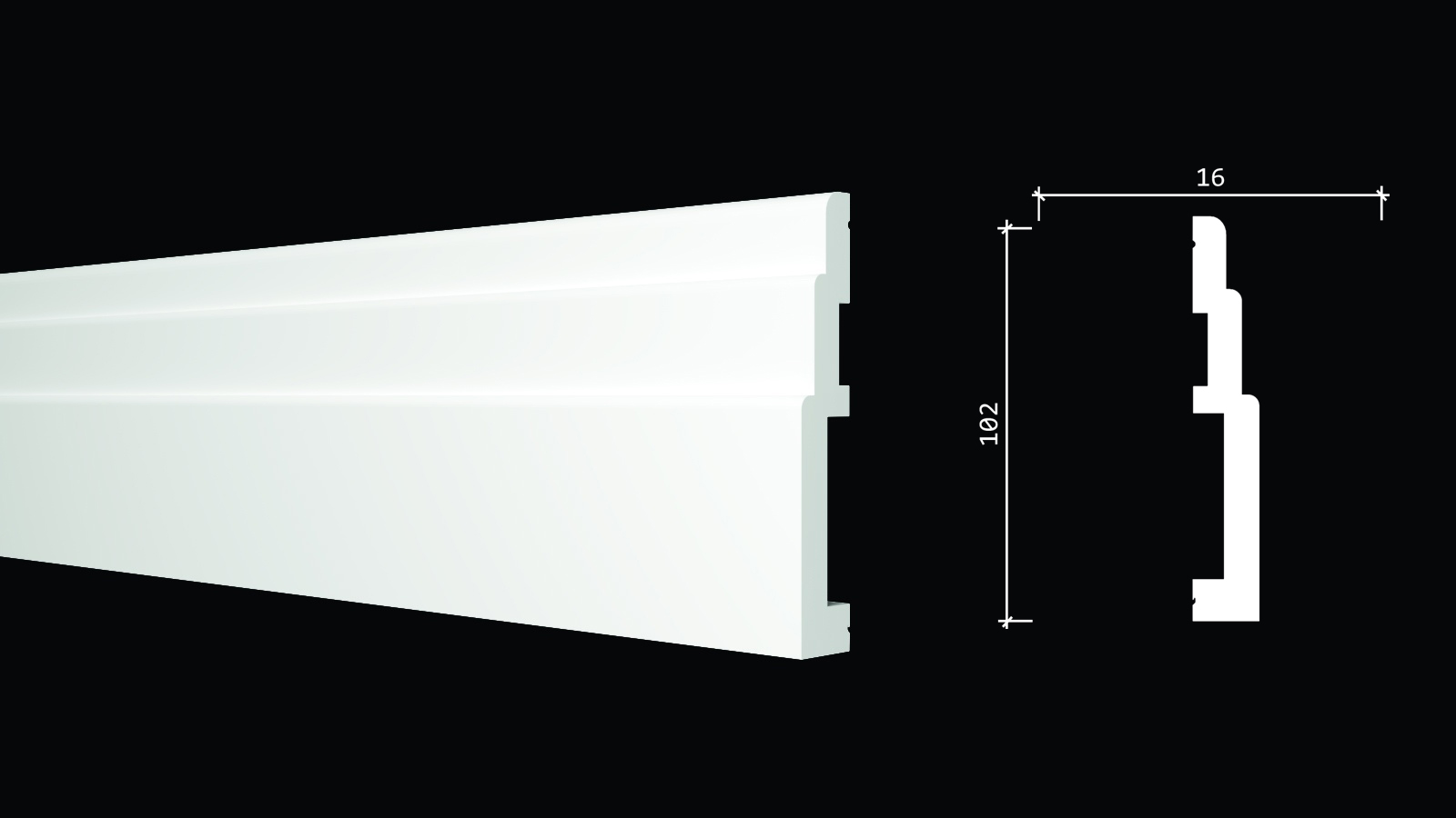 Плинтус Decor-Dizayn DD704