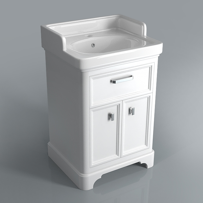 

Тумба под умывальник Kerama Marazzi Provence напольная 60 PO.60.1\WHT белый