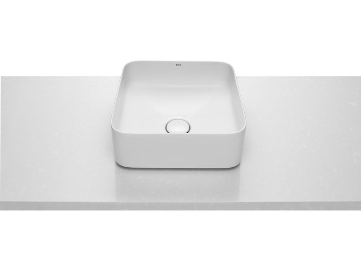 

Раковина накладная ROCA INSPIRA SQUARE без отверстия 370x370 7327532000