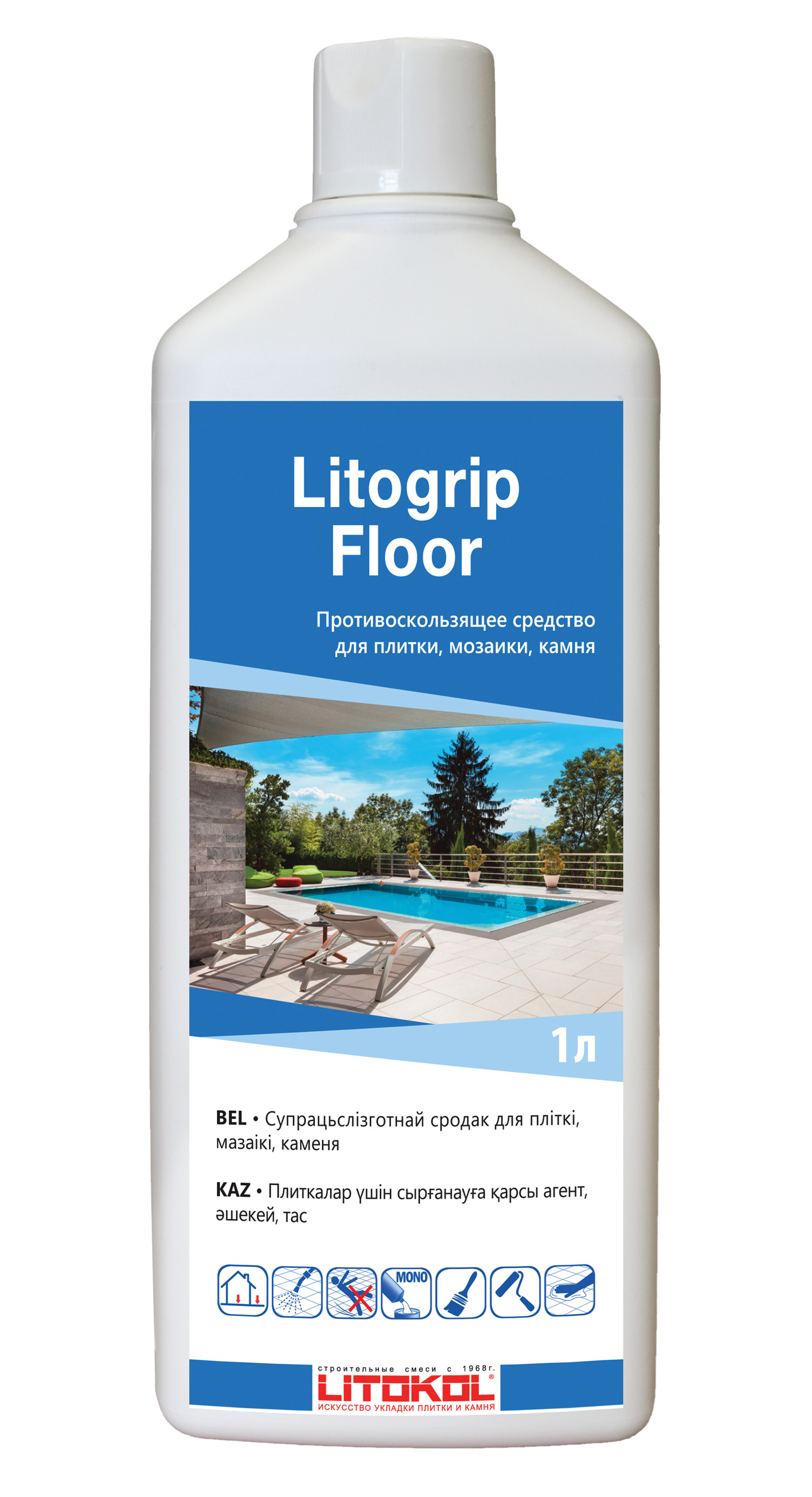 

Litokol Средство противоскользящее Litogrip Floor 1л