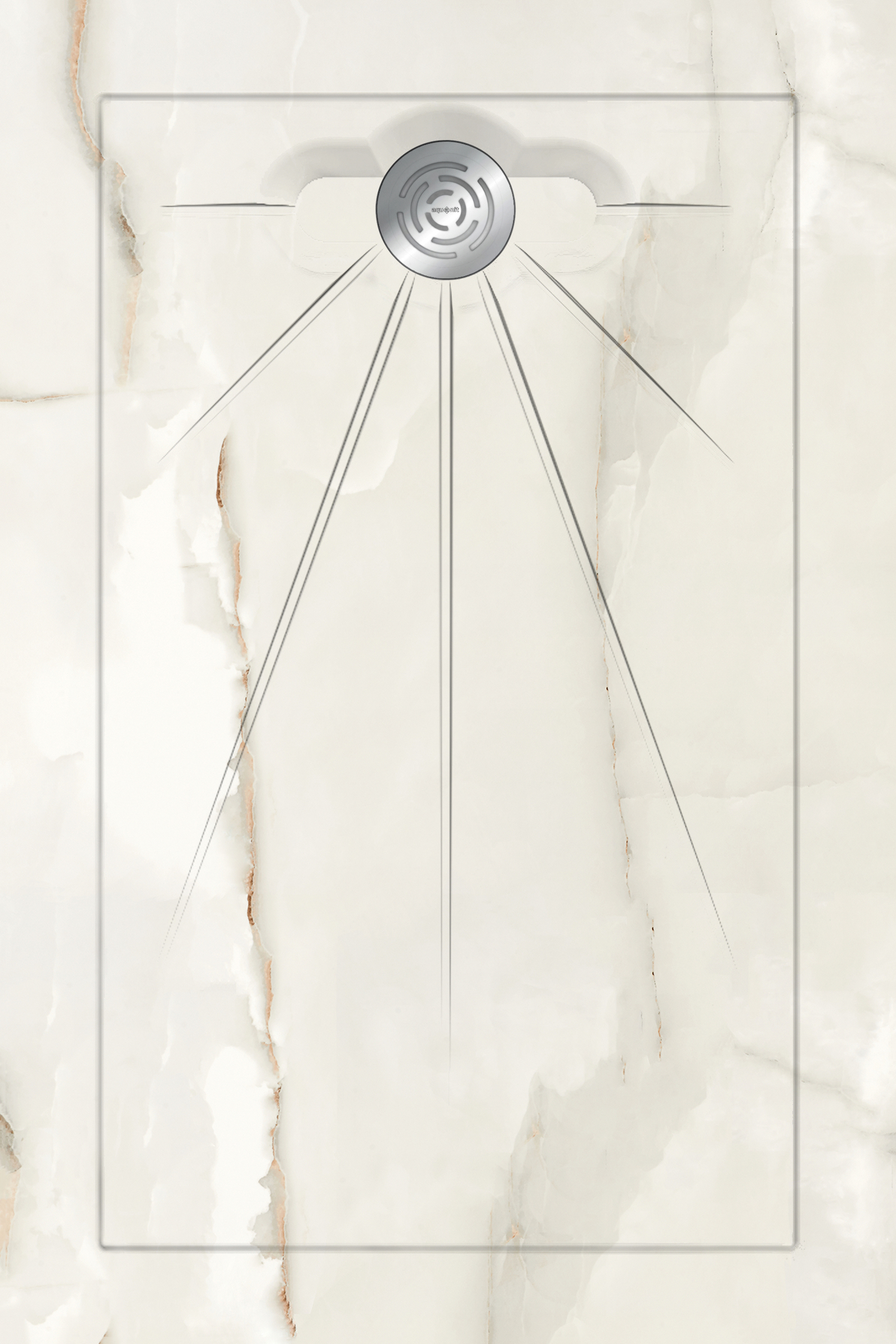

Душевые поддоны Aquanit Marble White Multi Circle Eco 90x135