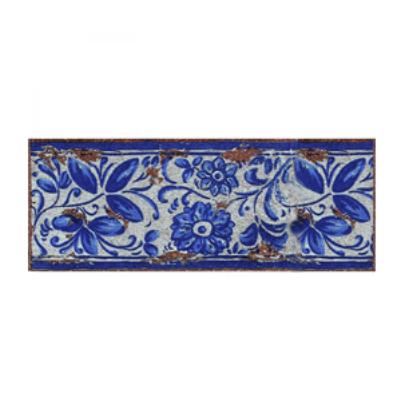 

Клинкерная плитка Gresan Natural Antiga Azul вставка-подступенник 12х33