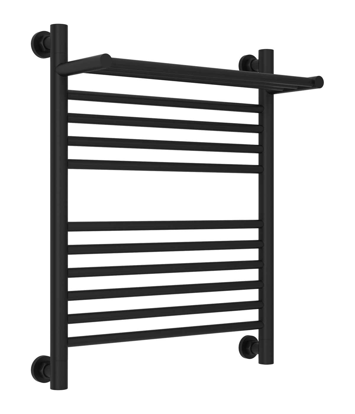 

Водяной полотенцесушитель Сунержа Богема с полкой+ 600x500 матовый черный арт. 31-0223-6050