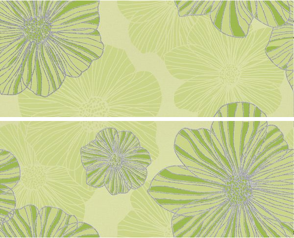 

Керамическая плитка Керлайф Splendida Verde Панно (компл.) 50,5x40,2