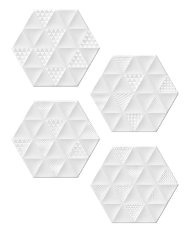 

Керамогранит ITT Ceramica Malmo Hexa White (4mix) 23,2х26,7