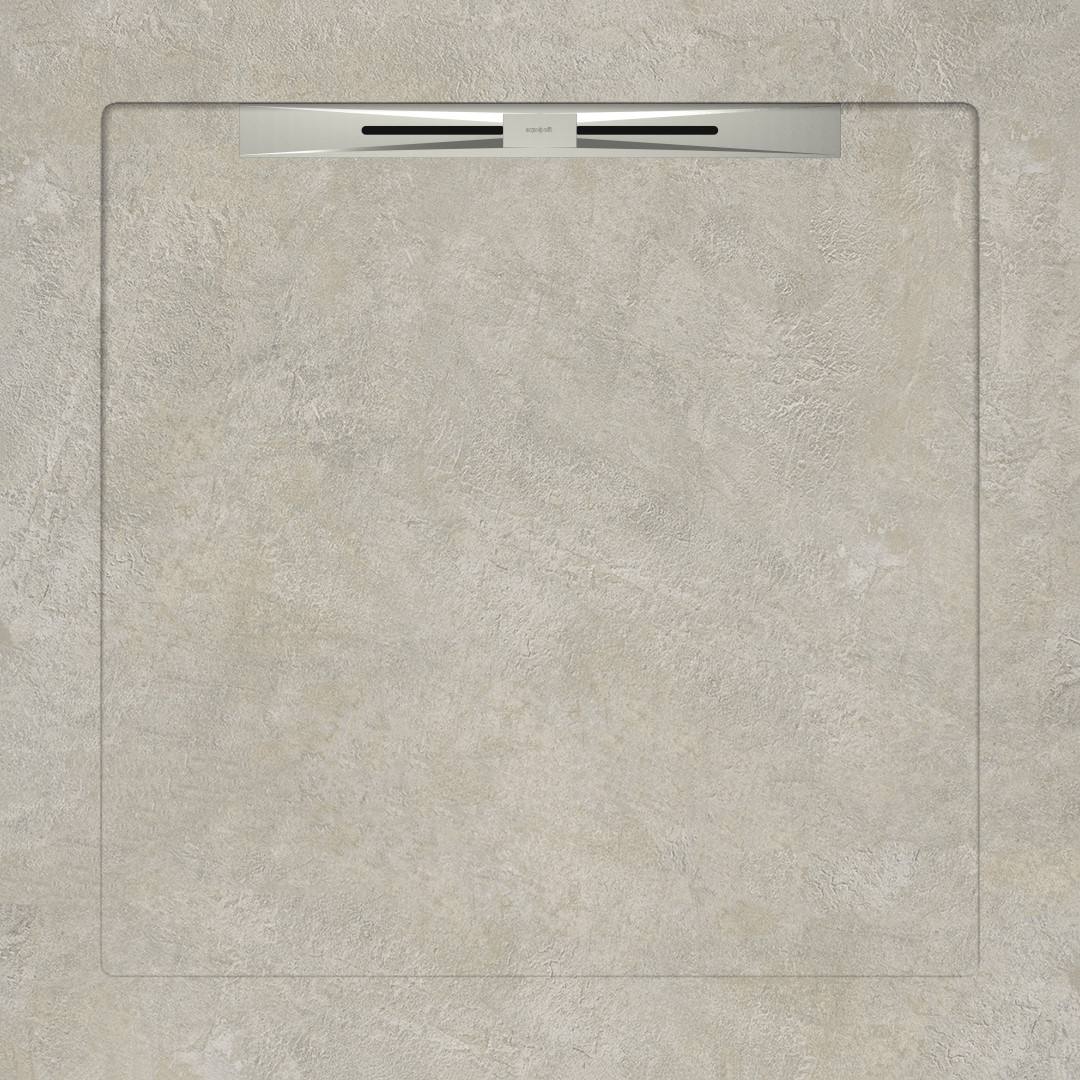

Душевые поддоны Aquanit Geometrics Taupe Slope Line 90x90