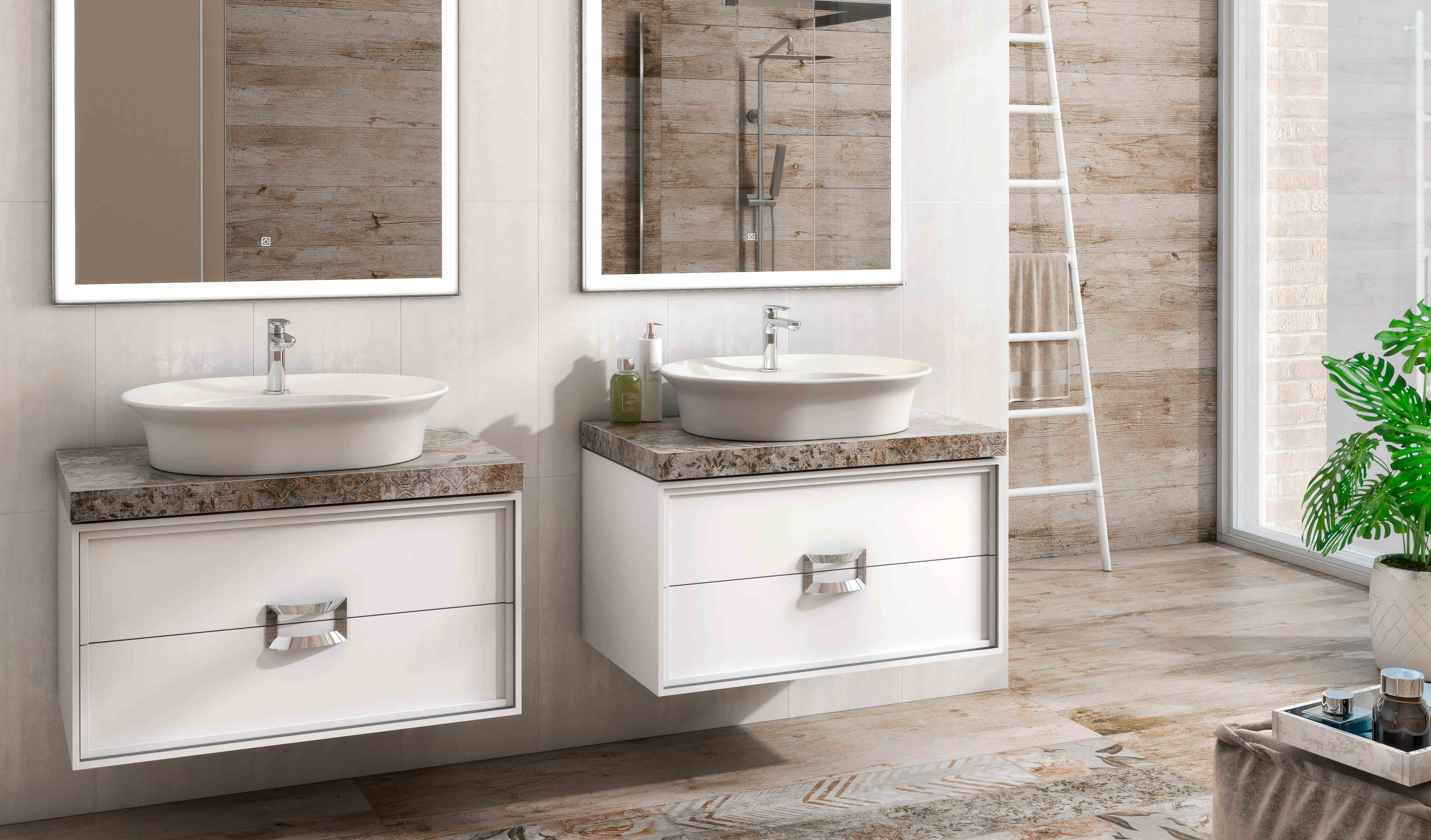 

Тумба Kerama Marazzi Canaletto подвесная 100 CN.100\M белый матовый
