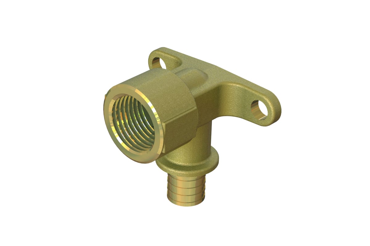 Elsen Угольник настенный В 25, 3/4" латунь